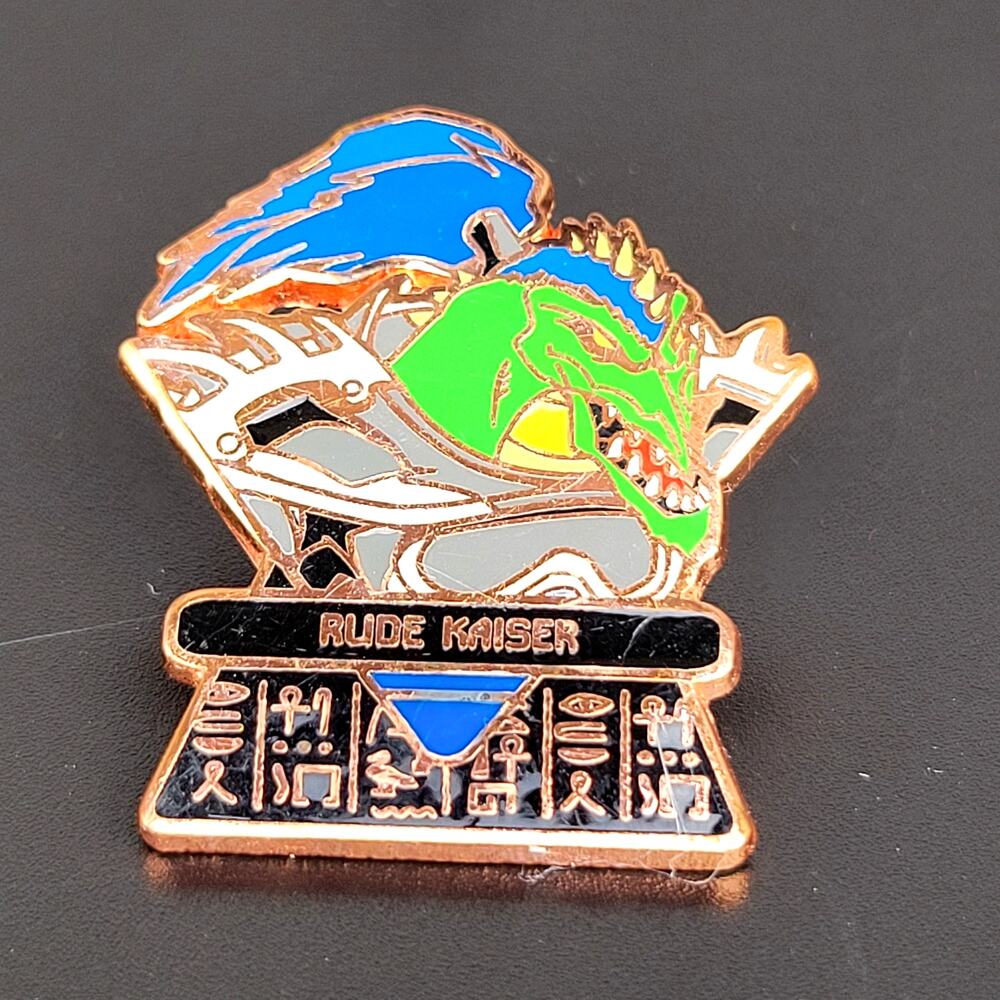 YUGIOH PIN Rude Kaiser Upper Deck 1st Edition 1996/2003 RARE Kazuki Takahashi